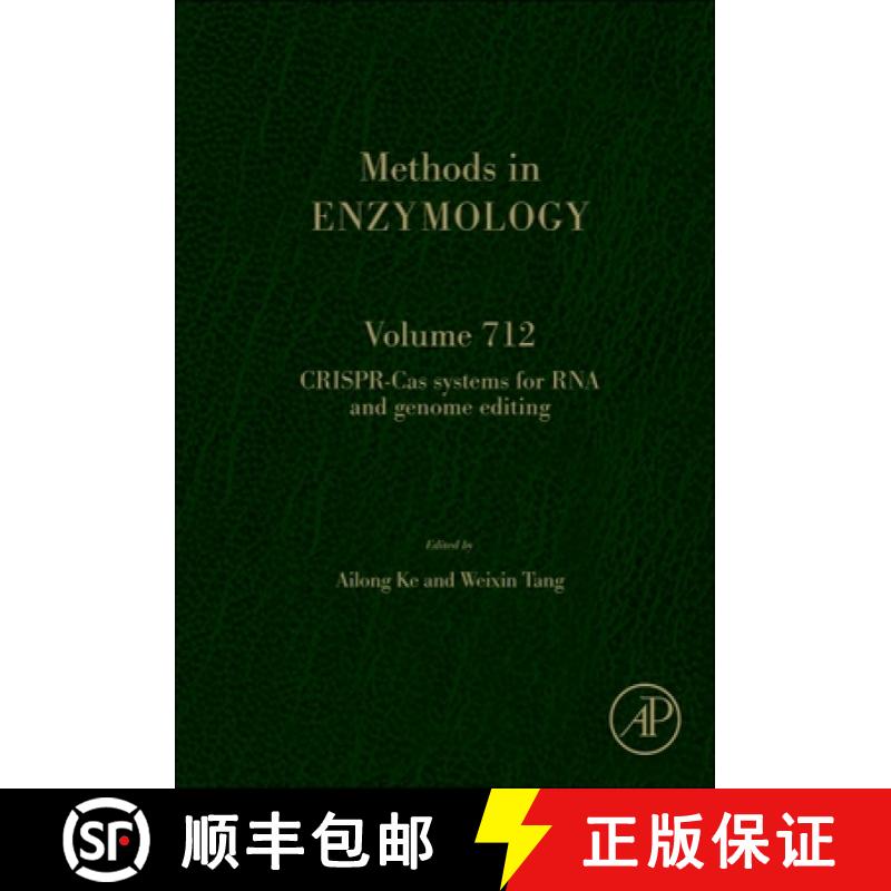 【3-4周达】Crispr-Cas Systems for RNA and Genome Editing Part a: Volume 711 [9780443317521]