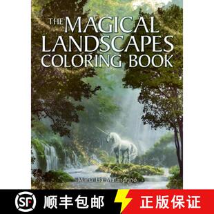 Enchanting Book The 预订 Coloring Landscapes Over 9781398844308 Artworks Magical