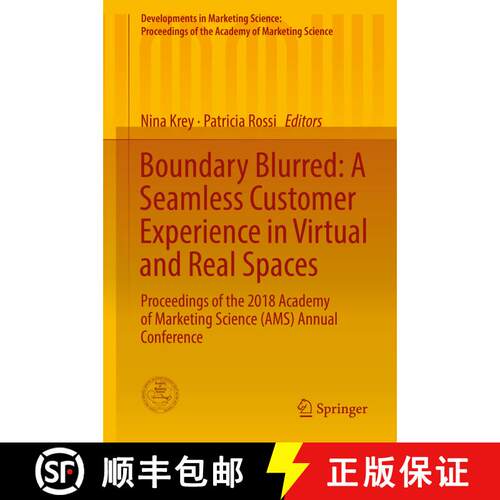 【3-4周达】精装 Boundary Blurred: A Seamless Customer Experience in Virtual and Real Spaces: Proceedi... [9783319991801]