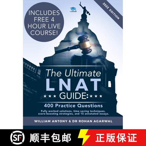 【3-4周达】Ultimate LNAT Guide: 400 Practice Questions: Fully Worked Solutions, Time Saving Technique... [9780993231162]