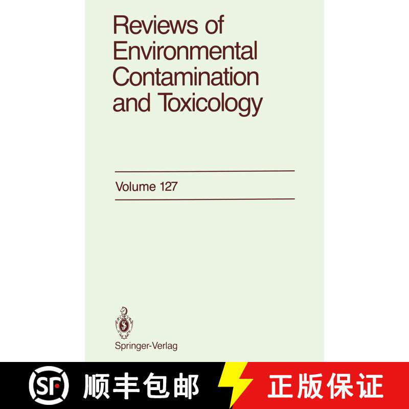 【3-4周达】Reviews of Environmental Contamination and Toxicology : Continuation of Residue Reviews [9781461397533] - 实物图