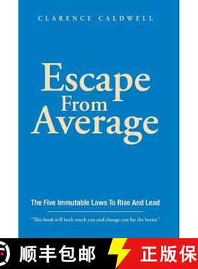 【3-4周达】Escape From Average: The Five Immutable Laws To Rise And Lead [9781504387439]