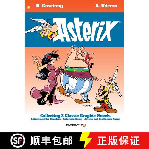 【3-4周达】精装 Asterix Omnibus Vol. 5: Collecting Asterix and the Cauldron, Asterix in Spain, and As... [9781545806937]