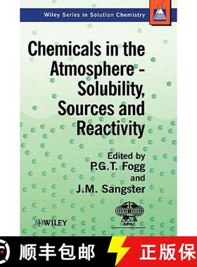 【3-4周达】Chemicals In The Atmosphere - Solubility, Sources & Reactivity [Wiley化学化工] [9780471986515]