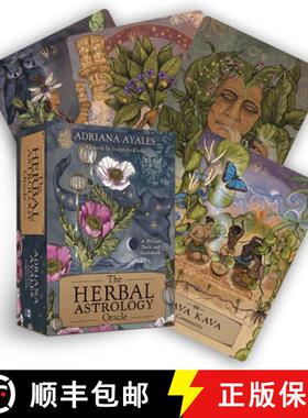 【3-4周达】The Herbal Astrology Oracle: A 55-Card Deck and Guidebook [9781401969035]