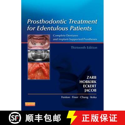 【3-4周达】精装 Prosthodontic Treatment for Edentulous Patients: Complete Dentures and Implant-Suppor... [9780323078443]