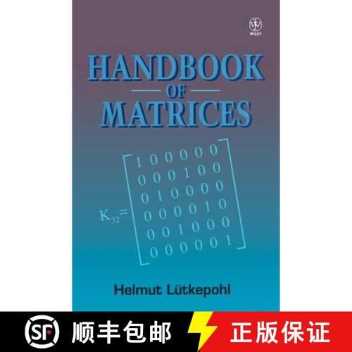 【3-4周达】Handbook Of Matrices [Wiley数学] [9780471970156]