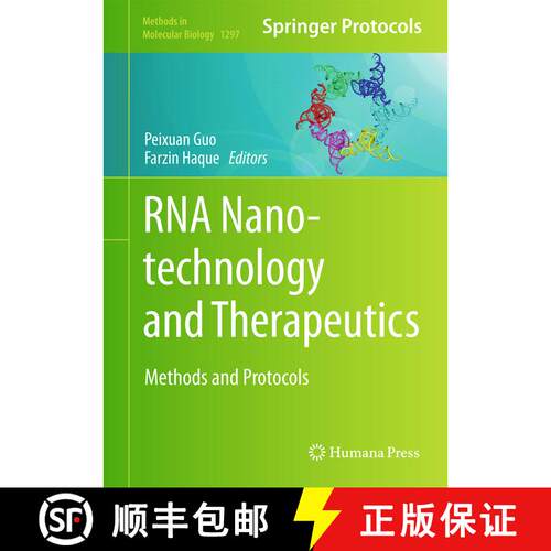 【3-4周达】精装 RNA Nanotechnology and Therapeutics : Methods and Protocols [9781493925612]