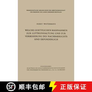 【3-4周达】Welche Gesetzlichen Massnahmen Zur Luftreinhaltung Und Zur Verbesserung Des Nachbarrechts ... [9783663008781]