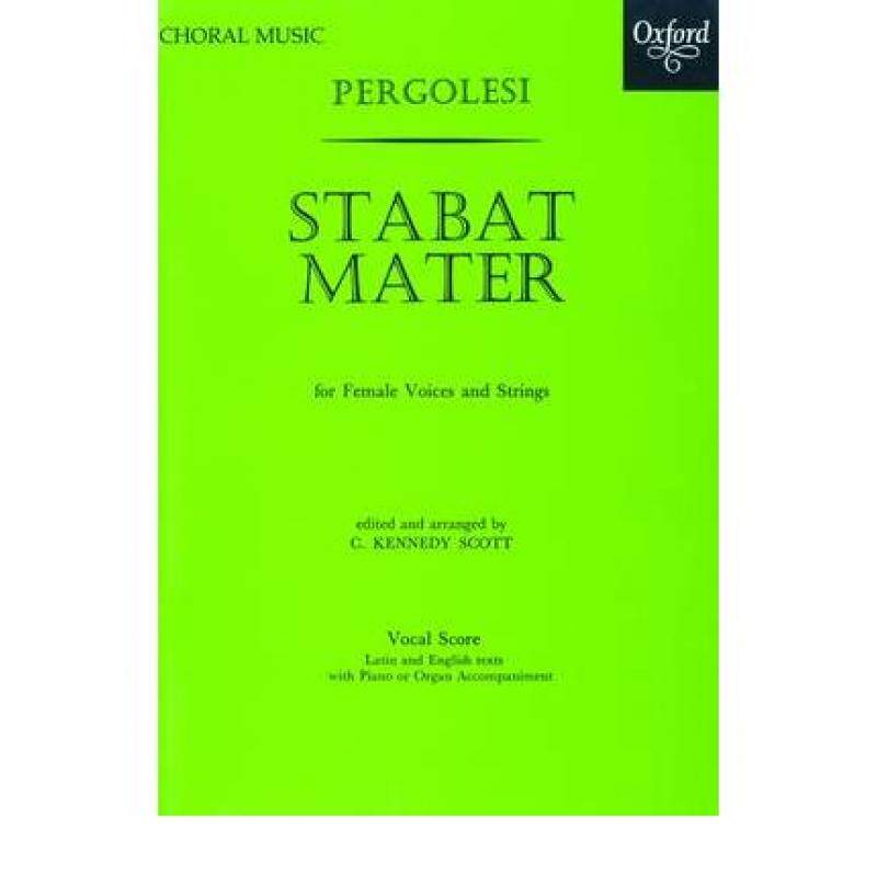 预订 stabat mater: vocal score [9780193377912]