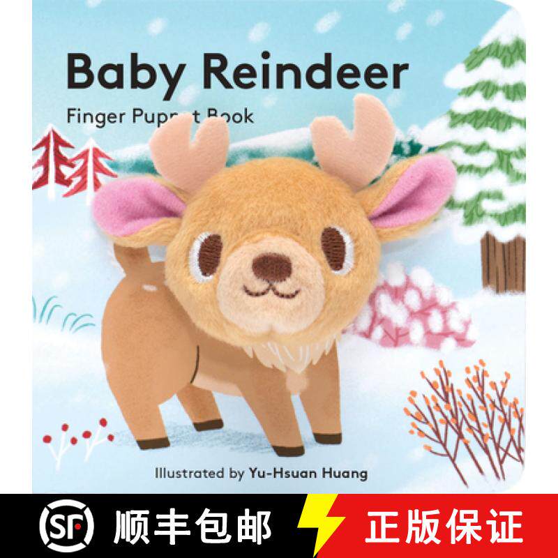 现货 Baby Reindeer: Finger Puppet Book: (Finger Puppet Book for Toddlers and Babies, Baby Books for F... [9781452146614] - 实物图