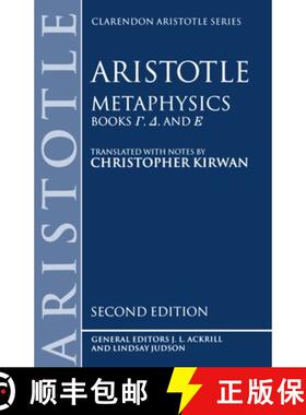 【3-4周达】Metaphysics: Books gamma, delta, and epsilon: - Metaphysics: Books gamma, delta, and epsil... [9780198240877]