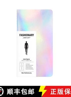 【3-4周达】FASHIONARY NEON LIGHT 3 X MINI SKETCHBOOK (MENS) [9789881655004]