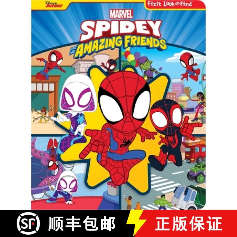 【2-3周达】Disney Junior Marvel Spidey and His Amazing Friends: First Look and Find: First Look and Find [9781503759978]