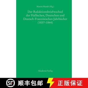 183... Hallischen Deutsch Französischen Und Redaktionsbriefwechsel Deutschen 9783050045139 预订 Jahrbücher Der