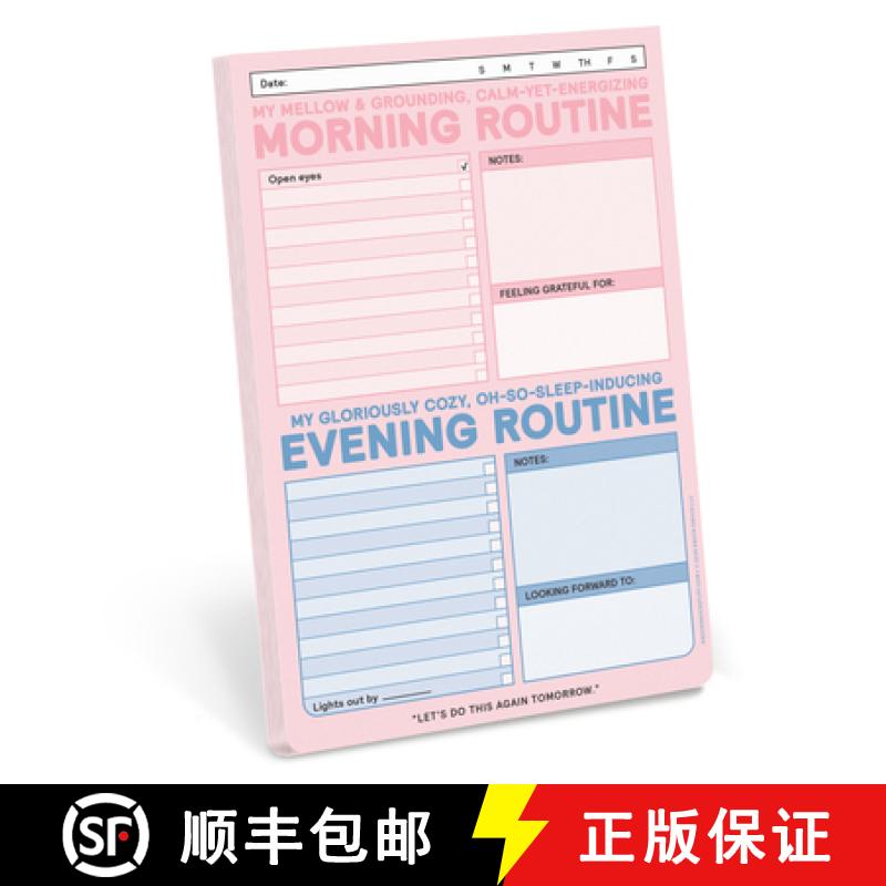 【4周达】Am/PM Routine Pad - Morning Routine and Evening Routine Tracker Pad [9781683495079]