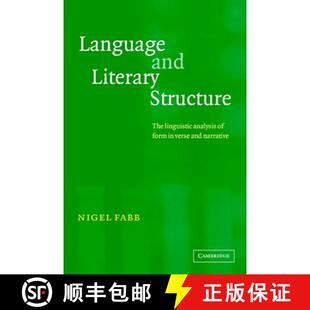 4周达 Literary and The Form Verse Language Analysis Linguistic 9780521796989 Narrative Structure