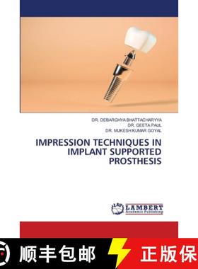 【3-4周达】Impression Techniques in Implant Supported Prosthesis [9786207485543]