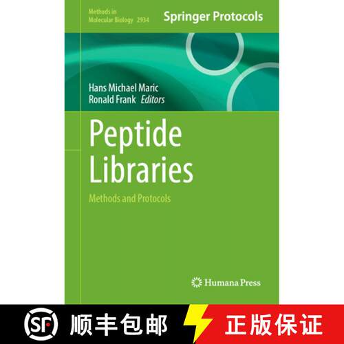 【3-4周达】精装 Peptide Libraries : Methods and Protocols [9781071645772]