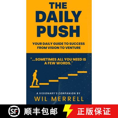 【3-4周达】精装 The Daily Push: Your Daily Guide to Success From Vision to Venture [9798349318283]