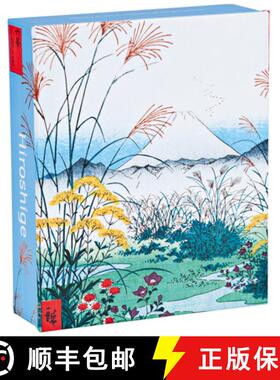 【3-4周达】Teneues - Quicknotes: Seasons by Hiroshige, Notecards with Box, Blank Inside, 20 Full Colo... [9781623257507]