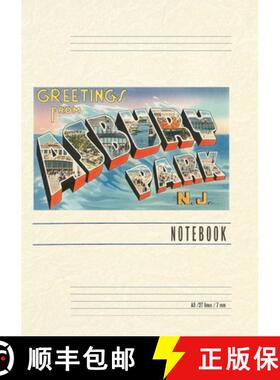 预订 Vintage Lined Notebook Greetings from Asbury Park, New Jersey [9798385433940]