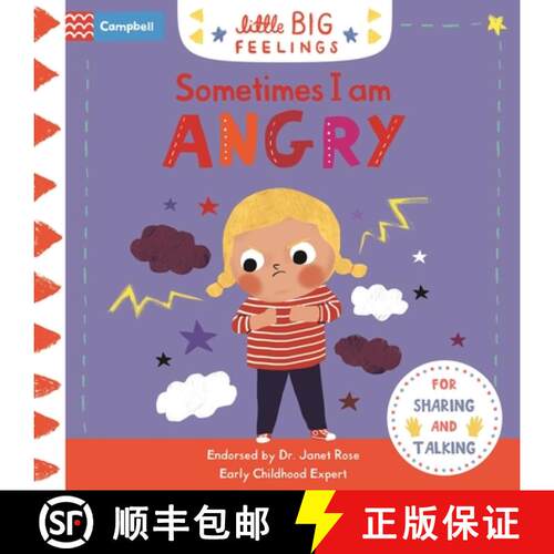 【3-4周达】精装 Sometimes I Am Angry [9781035033768]