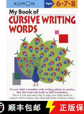 【3-4周达】My Book of Cursive Writing Words, Ages 6-8 [9781935800194]