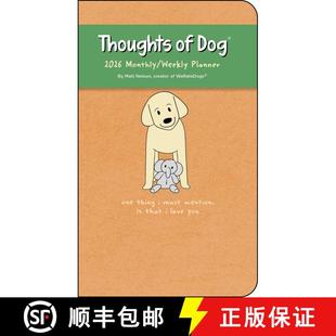 【3-4周达】Thoughts of Dog 12-Month 2026 Weekly/Monthly Planner Calendar [9781524897833]