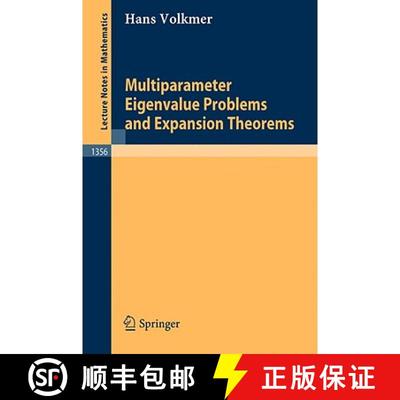 【3-4周达】Multiparameter Eigenvalue Problems and Expansion Theorems [9783540504795]