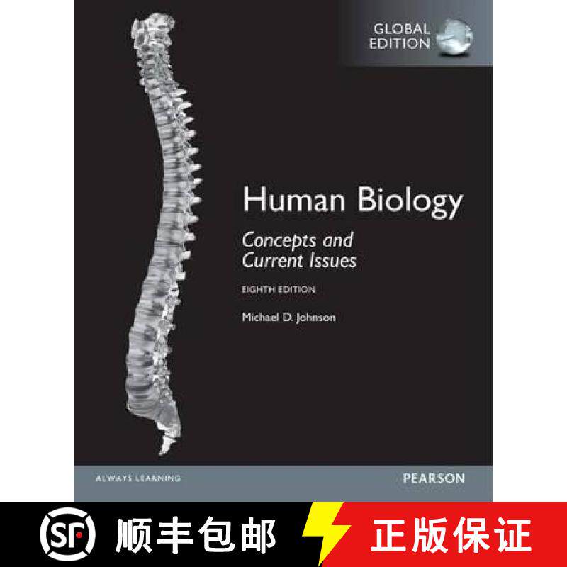 【3-4周达】Human Biology: Concepts and Current Issues, Global Edition + Mastering Biology with Pearso... [9781292166612]