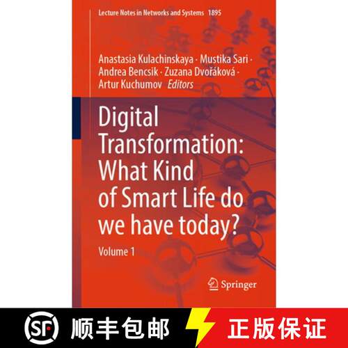 【3-4周达】精装 Digital Transformation: What Kind of Smart Life do we have today?: Volume 1 [9783032205810]