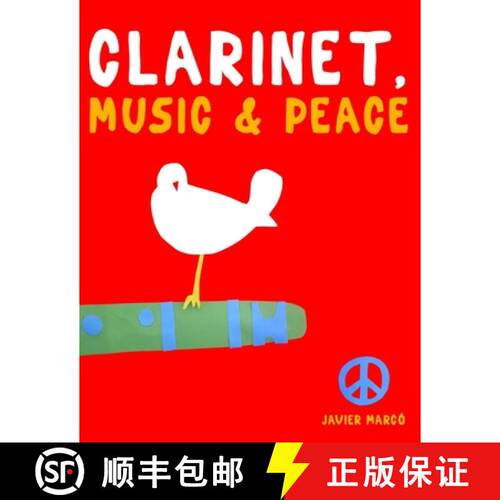 【3-4周达】Clarinet, Music & Peace: 10 Easy Themes for Clarinet Beginner Book [9789974938502]