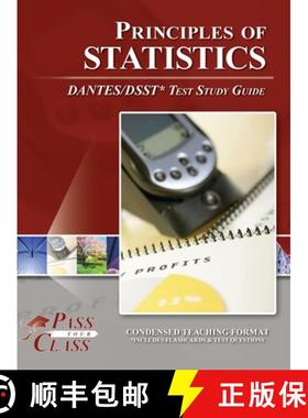 【3-4周达】Principles of Statistics DANTES / DSST Test Study Guide [9798890060310]
