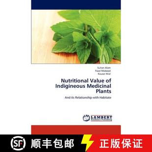 Indigineous Medicinal 预订 9783848438327 Value Plants Nutritional