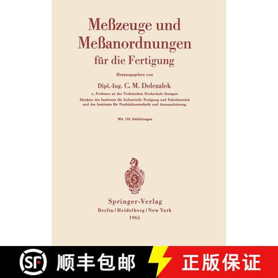 【3-4周达】Messzeuge Und Messanordnungen: Fur Die Fertigung [9783540033578]