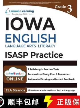 预订 Iowa Statewide Assessment of Student Progress Test Prep: Grade 3 English Language Arts Literacy ... [9781966084068]