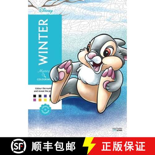 【3-4周达】Mystery Colouring - Winter: Colour the numbers and reveal the picture! [9782017378273]