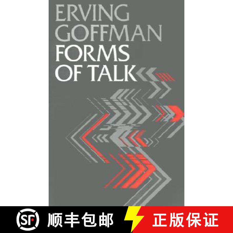 【3-4周达】Forms of Talk (University of Pennsylvania publications in conduct & communication) [9780812211122] - 实物图