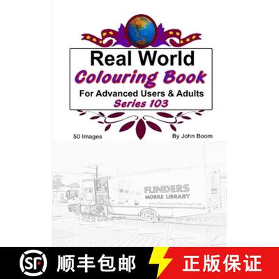 【3-4周达】Real World Colouring Books Series 103 [9780359972340]