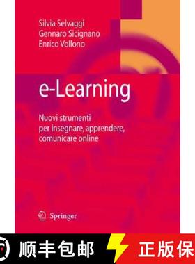 【3-4周达】e-Learning : Nuovi strumenti per insegnare, apprendere, comunicare online [9788847007369]