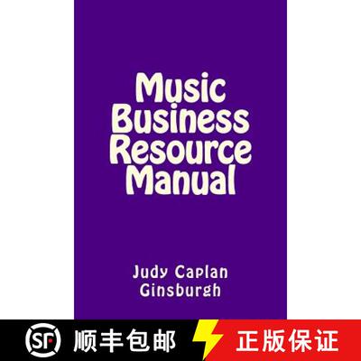 【3-4周达】Music Business Resource Manual [9781885711304]