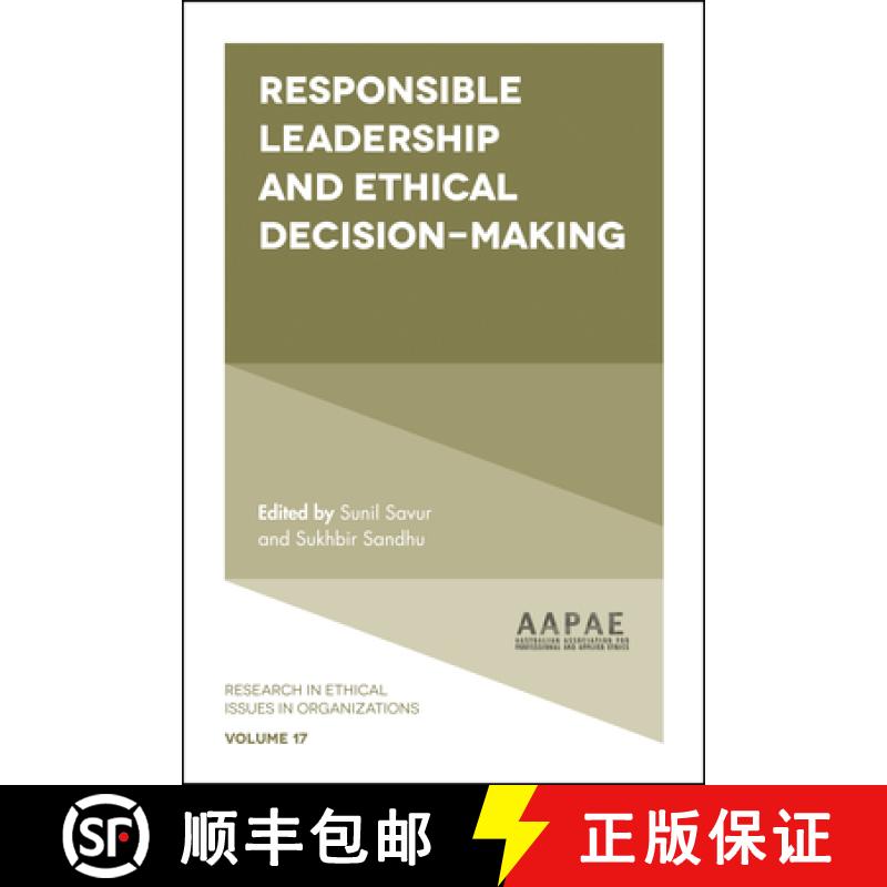 【3-4周达】Responsible Leadership and Ethical Decision-Making [9781787144163]