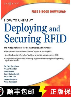 【3-4周达】How to Cheat at Deploying and Securing RFID [9781597492300]