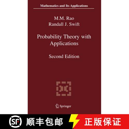 【3-4周达】精装 Probability Theory with Applications (Second Edition 2006) [9780387277301]