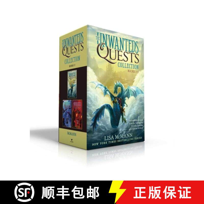 【3-4周达】The Unwanteds Quests Collection Books 1-3 (Boxed Set): Dragon Captives; Dragon Bones; Drag... [9781534438729]