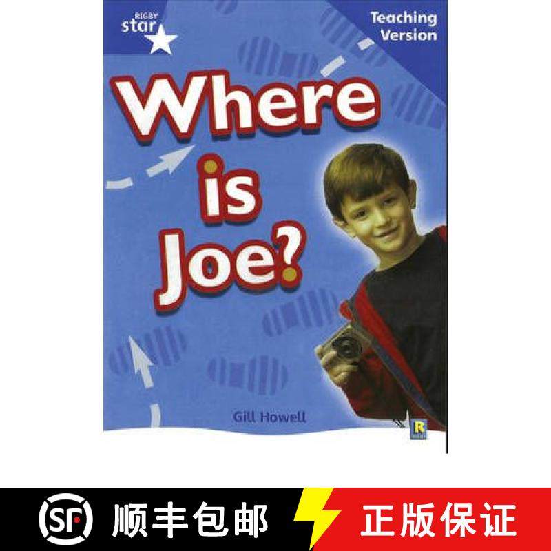 【3-4周达】Rigby Star Non-Fiction Blue Level: Where is Joe? Teaching Version Framework Edition [9780433050476]