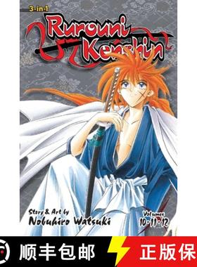 【3-4周达】Rurouni Kenshin (3-In-1 Edition), Vol. 4, Volume 4: Includes Vols. 10, 11 & 12 [9781421592480]
