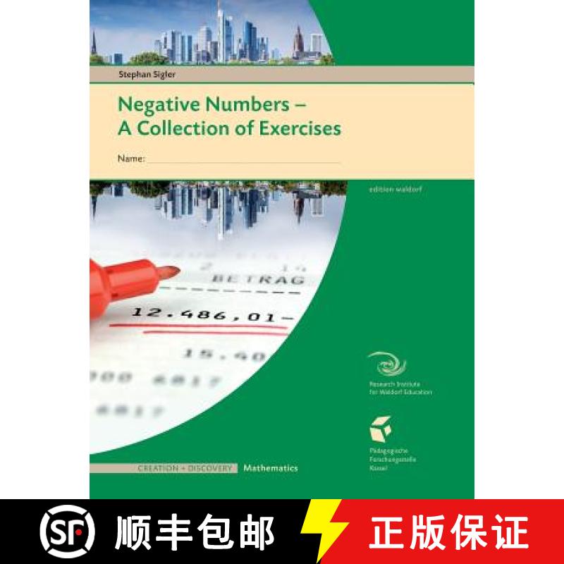 预订 Negative Numbers: A Collections of Exercises for Students [9783939374282]