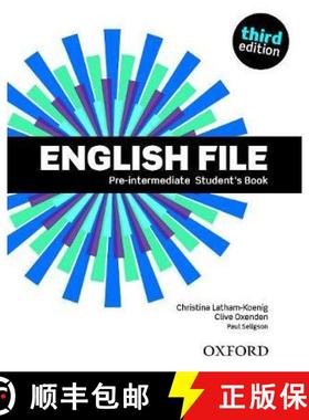 【3-4周达】English File: Pre-Intermediate: Student's Book [9780194598576]